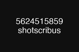 5624515859 shotscribus